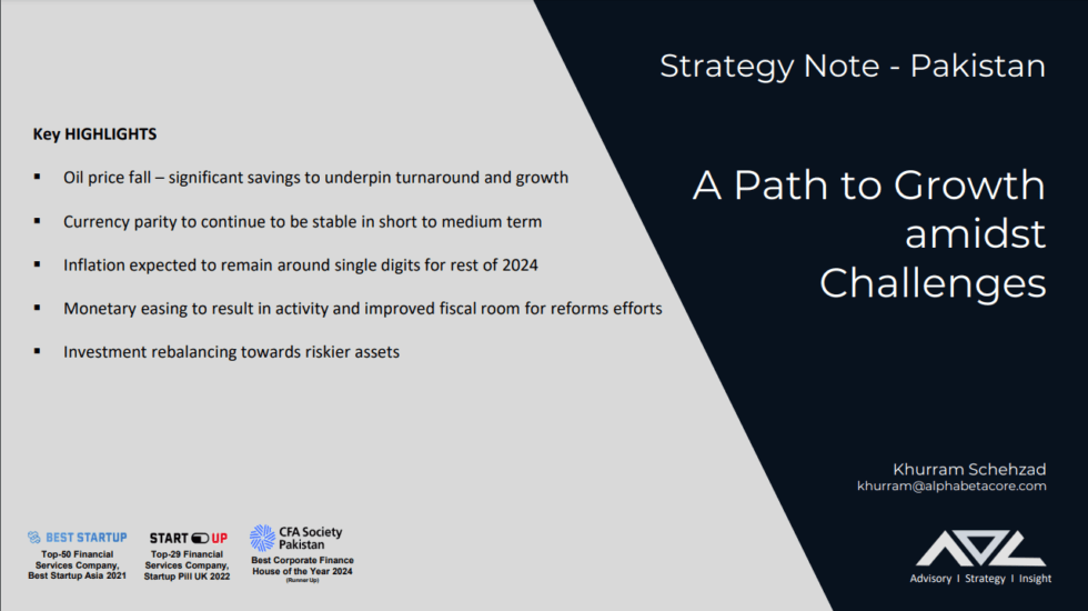 Pakistan Macroeconomic Outlook - Alpha Beta Core